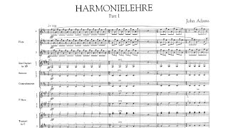 Score John Adams  Harmonielehre 1985 for orchestra [upl. by Harifaz]