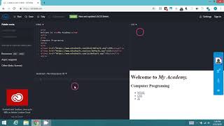 Coding HTML CSS and JS on jsfiddle [upl. by Cahilly]