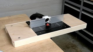 The Easiest Router Table to Make with an Insert Plate [upl. by Hniv]