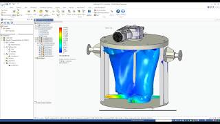 FloEFD Solid Edge Mixing [upl. by Kinelski]