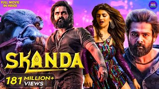 Ram Pothinenis  SKANDA  New Released South Indian Hindi Dubbed Movie 2024  Sreeleela [upl. by Moureaux]