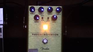 Fender Pugilist Distortion Pedal Demo [upl. by Jean]