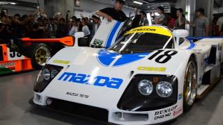 1分25秒から マツダ787B 55号車 暖機シーン2 with 18号車 暖機開始【Be a driver Experience at FUJI SPEEDWAY 2016】 [upl. by Amrac]