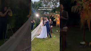 Eu casei com meu melhor amigo🥹❤️ casamento viralvideo casamentocristao amor noiva foryou [upl. by Ema]