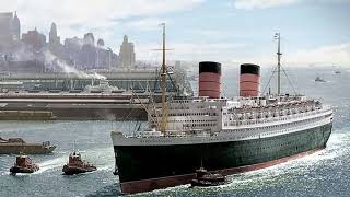 RMS Queen Elizabeth Horn  Sound Effect [upl. by Flss]