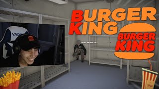 IL SEST ENFERMÉ DANS LA CHAMBRE FROIDE  BURGER KING Simulator ft Aupslo amp Mitro [upl. by Toille45]