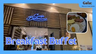 BREAKFAST BUFFET AT BELMONT HOTEL NEWPORT CITY MANILA ANDAMING FOODS😍 [upl. by Nirmak274]