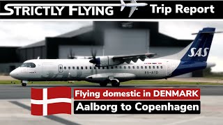 SAS Scandinavian l Aalborg to Copenhagen l Trip Report July 2024 [upl. by Zetana]