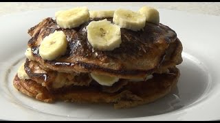 Bananen Pancakes  Vegan  Zuckerfrei [upl. by Adnawad801]