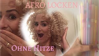 AFRO LOCKEN OHNE HITZE  Mary Jano [upl. by Bird]