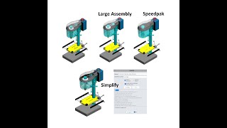 Improving Assembly Performance in SolidWorks Speedpak Simplify Large Assembly Performance Eval [upl. by Howard]