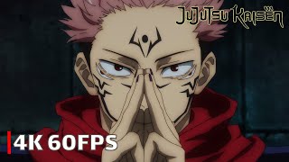 Sukuna vs Special Grade  Full Fight  Jujutsu Kaisen Season 1 Episode 4  4K 60FPS  Eng Sub [upl. by Acinhoj]