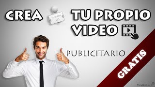 Crear un video publicitario o anuncio publicitario GRATIS Y FACIL  3 mejores Paginas WEB 2021 [upl. by Neelyk]