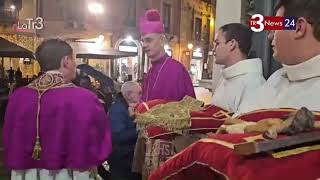 ACIREALE  La Festa della traslazione delle reliquie della Santa con la celebrazione di Raspanti [upl. by Bobbee]