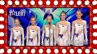 Estas niñas y sus acrobacias conquistan al jurado  Audiciones 5  Got Talent España 2018 [upl. by Vona]