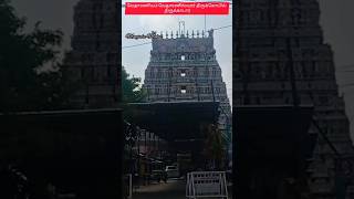 Vedaranyam Temple Gopuram வேதாரணியம் வேதாரணீஸ்வரர் திருக்கோயில் திருக்காடார் shorts vedaranyam [upl. by Marillin]