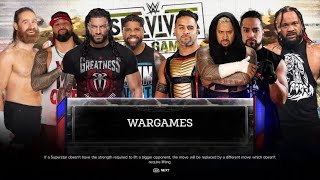 The OG Bloodline vs The New Bloodline WarGames Match  WWE 2K24 [upl. by Llerrut541]