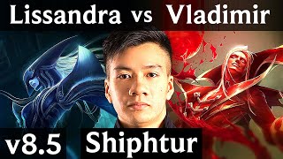 Shiphtur  LISSANDRA vs VLADIMIR MID  NA Challenger  Patch 85 [upl. by Ykcim]