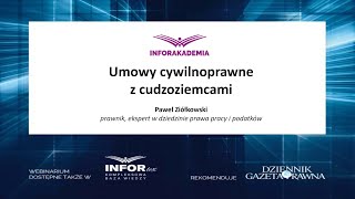 Webinarium Umowy cywilnoprawne z cudzoziemcami [upl. by Naivatco]