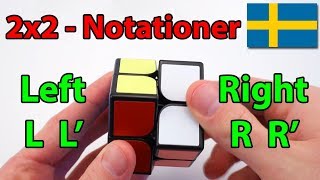 2x2  Notationer Lär dig de olika dragen [upl. by Pebrook]