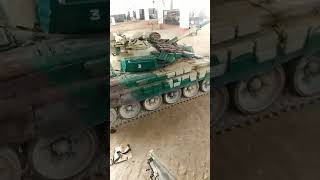 Indian army tank repair in workshop [upl. by Eltsyek]