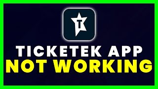 Ticketek App Not Working How to Fix Ticketek App Not Working [upl. by Atinaw]