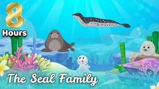 Bedtime Sleep Story for Kids  8 HOURS THE SEAL FAMILY  Sleep Meditation for Children [upl. by Ehsom]