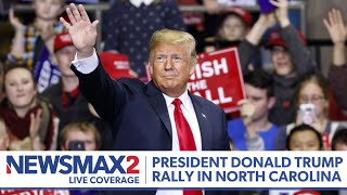 LIVE President Donald Trump Rally in North Carolina  NEWSMAX2 [upl. by Oned804]