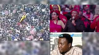 Watch EFF leader Julius Malema The late Peter Mokaba singing the same ANC struggle Chants [upl. by Kyriako753]