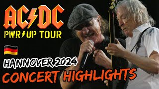 ACDC  Hannover 31072024  Concert Highlights  Best of  quotPOWER UPquotTour [upl. by Papst]