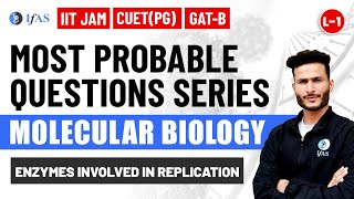 Enzymes Involved in Replication  Molecular Biology  Most Probable Question Series  IIT JAM 2025 [upl. by Pulling154]