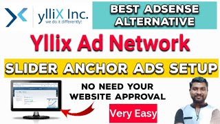 Yllix Slider And Anchor Ads Setup  Yllix Ad Network Ads Setup  Yllix Review  SmartHindi [upl. by Kimberli]