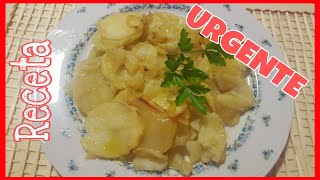 ⌚Que puedo hacer de ALMUERZO fácil y rápido🥔 Patatas a lo Pobre EN MICROONDAS ✅ [upl. by Lotz]