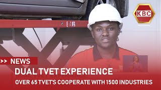 Over 65 TVETs cooperate with 1500 industries under a dual TVET program [upl. by Atekal490]