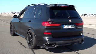 Manhart BMW X7 M50i MHX7 650 G07  Start Revs amp Acceleration Sounds [upl. by Halbert]