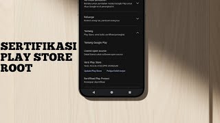 Cara sertifikasi playstore di hp ROOT [upl. by Nosrak]