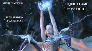 Final Fantasy XVI  Liquid Flame Boss Fight  RTX 3060 Ryzen 9 [upl. by Odracer403]