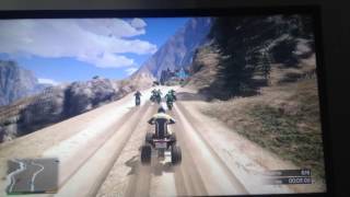 GTA 5 Shqip Gara Me MotorraAlbProTv [upl. by Asilam]