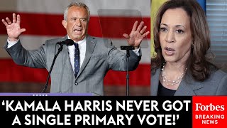 BREAKING NEWS Robert F Kennedy Jr Urges Voters To Reject Kamala Harris At Trump Michigan Rally [upl. by Annert]