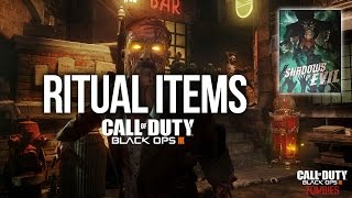 Zombies Shadows of Evil  All Ritual Item Locations [upl. by Milt]