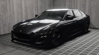 GTA 5  Vehicle Customization  Lampadati Cinquemila Maserati Quattroporte  The Contract DLC [upl. by Sternberg]