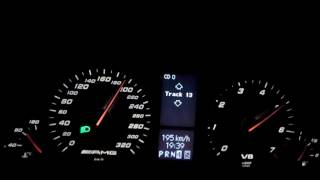 MercedesBenz C55 AMG 100200 acceleration in 12s [upl. by Rydder]