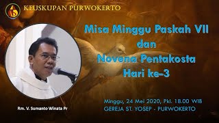 LIVE STREAMING MISA MINGGU DAN NOVENA PENTAKOSTA KEUSKUPAN PURWOKERTO [upl. by Thaxter]