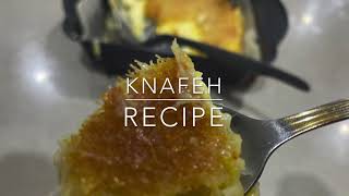 Knafeh Recipe  Kanafe [upl. by Ahsoj505]