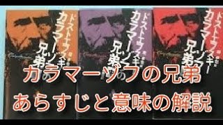 「カラマーゾフの兄弟」のあらすじと作品の意味の解説です [upl. by Nowed202]