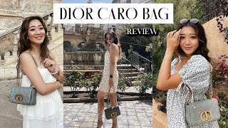 DIOR CARO BAG REVIEW [upl. by Pavel]