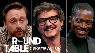 Drama Actors Roundtable Pedro Pascal Evan Peters Kieran Culkin Damson Idris amp More [upl. by Martynne]