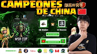 🔴LIVE CAMPEON DE CHINA MTFY  CK RAINY VS 33 HEAVEN  WSA CUP R 32  CLASH OF CLANS [upl. by Elocen]