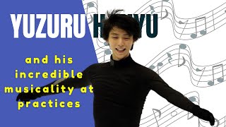 Yuzuru Hanyu matching with aleatory songs on practices  COMPILATION 1 [upl. by Urbas]