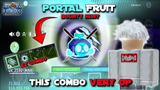 Portal Bounty Hunt  portal very opeasy got bounty☠️  ROBLOX   BLOX FRUIT  Buah Portal☠️ [upl. by Nuawad518]